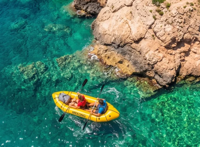 Guided kayak, hike and snorkel in a natural park